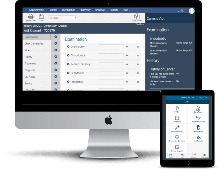 Cloudpital EMR Clinic Hospital Software Dental Software Dermatology opthalmology solution system